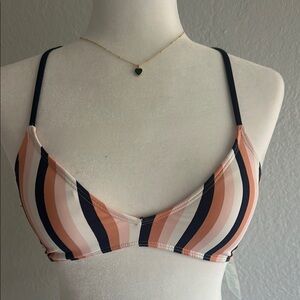 ❤️Striped Multicolor Bikini Top🌸